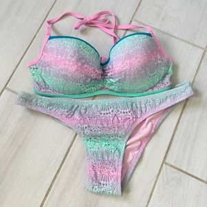 Victoria Secret Bikini Set Size 36C & Large